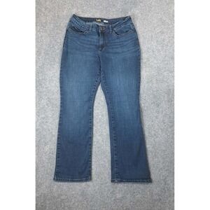 Lee Modern Series medium Wash Mid-Rise Curvy Fit Bootcut Denim Jeans Women's 12S